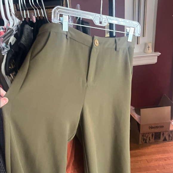 Pants - Olive Green Trousers